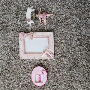 Dance Picture Frames and Figurine